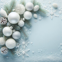 Fototapeta na wymiar Backgrounds for winter. Christmas backgrounds.　冬の素材。