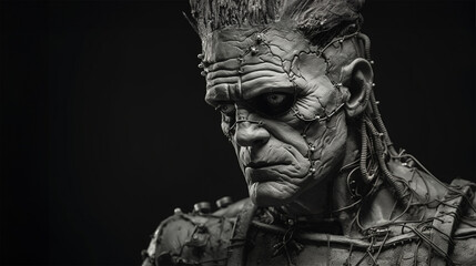 フランケンシュタインのイメージ - image of Frankenstein - No1-4 Generative AI