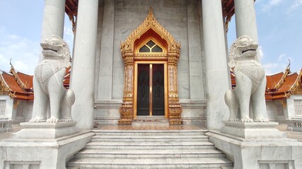 Wat Benchamabophit Dusitwanaram or marble temple, it is one of Bangkok's best-known temples and a...