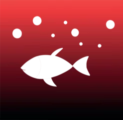 Outdoor kussens fish, icon © Gear Digital
