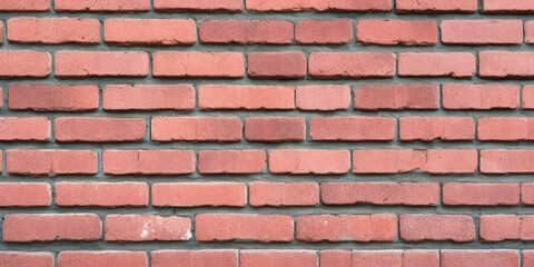 Fototapeta premium Red brick wall texture background.