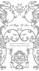 Damask pattern illustration