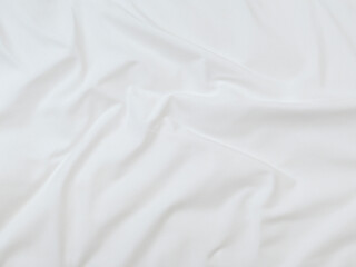 white crumpled fabric background texture