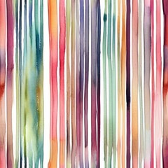 Abstract watercolor artwork with vertical stripes, modern poster, room decoration