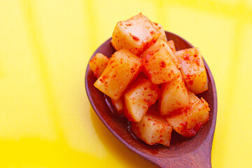 Daikon Kimchi. Tasty and spicy