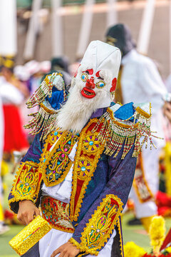 Traditional "Negritos" dance in Peru