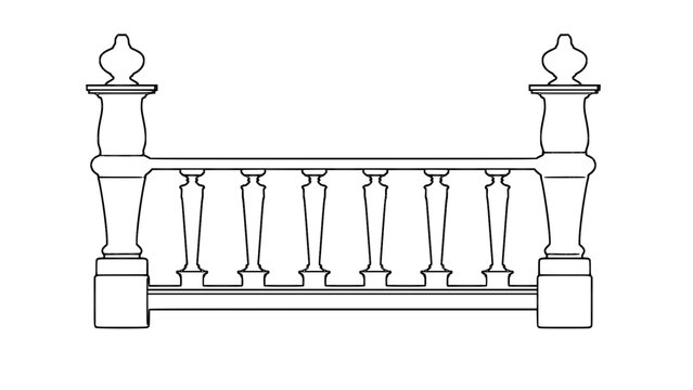 recommend clip art: 2D balustrade