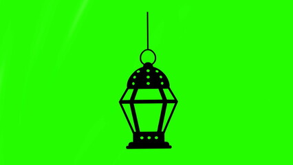 Emblem on green background