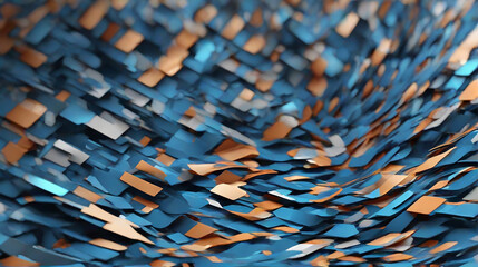 Abstract Geometric Blue White Background