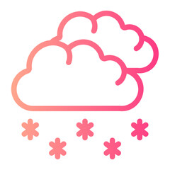 snow gradient icon