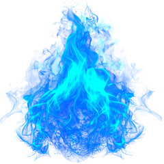 transparent blue flame particles - obrazy, fototapety, plakaty