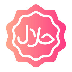 halal gradient icon