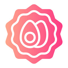 egg gradient icon