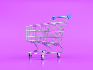 shopping cart isolated