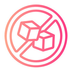 sugar free gradient icon