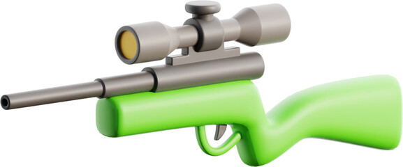 Sniper 3D Illustration