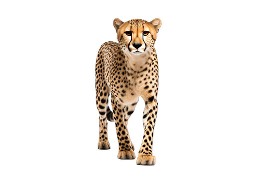 cheeta on isolated transparent background