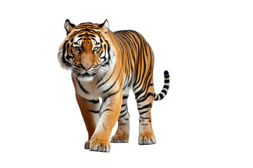 tiger on isolated transparent background