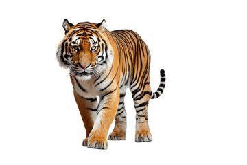 Fototapeta premium tiger on isolated transparent background