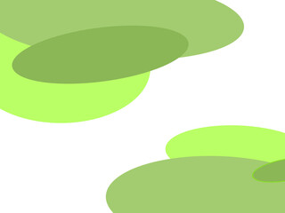 Green shades for background, copy space