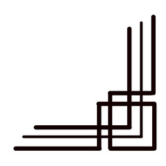 ornamental corners handdrawn illustration