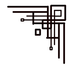 ornamental corners handdrawn illustration