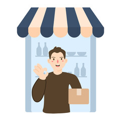 small business landing page template