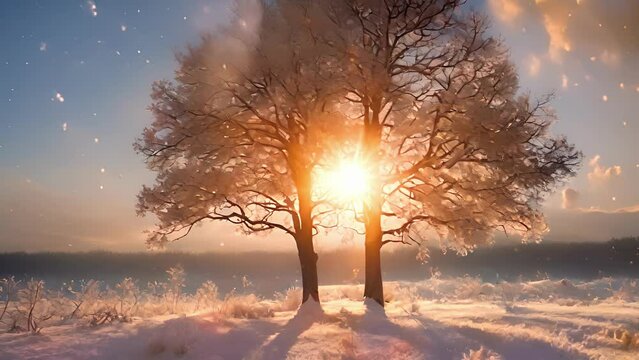 Mesmerizing footage changing seasons, with voiceover explaining Solar Constant contributes these natural phenomena.