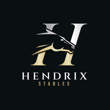 Elegant Horse Head Monogram