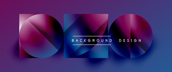 Vector abstract geometric background design