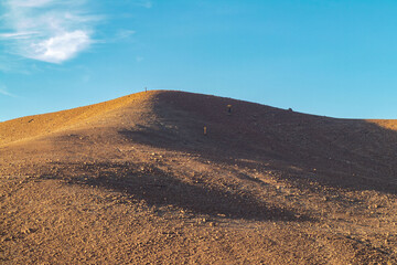 geological desert landscape in Arica and Parinacota