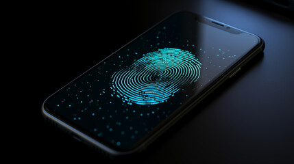 Security Technology Visualization on Large-Screen Smartphone. Generative AI.