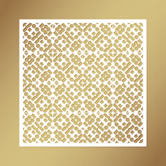 seamless die cut decorative pattern template