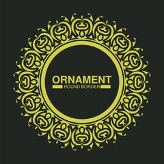 decorative ornament frame background