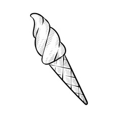 ice cream handdrawn illustration