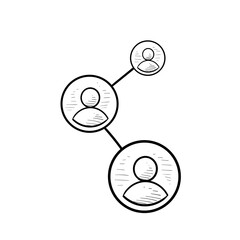 network person handdrawn illustration