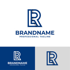 Letter LR or RL Logo, suitable for any business with LR or RL initial.