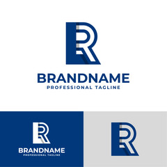 Letter LR Logo, suitable for any business with LR or RL initial.