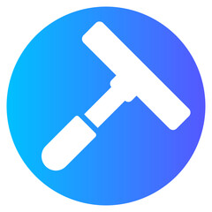 squeegee gradient icon