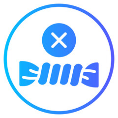 no squeeze gradient icon