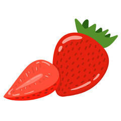 Strawberry drawing