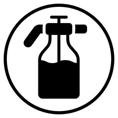 soap dispenser glyph icon