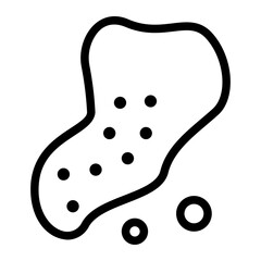 Obraz premium dirt line icon