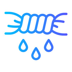 Fototapeta premium squeeze gradient icon
