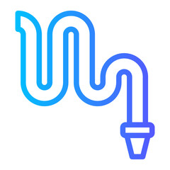 water hose gradient icon