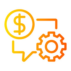 communications gradient icon