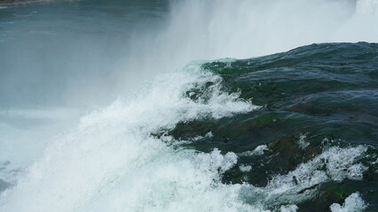 The beautiful Niagara waterfall landscape in autumn