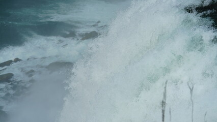 The beautiful Niagara waterfall landscape in autumn