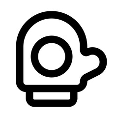 Glove Line UI Icon