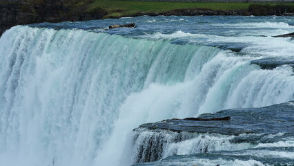 The beautiful Niagara waterfall landscape in autumn